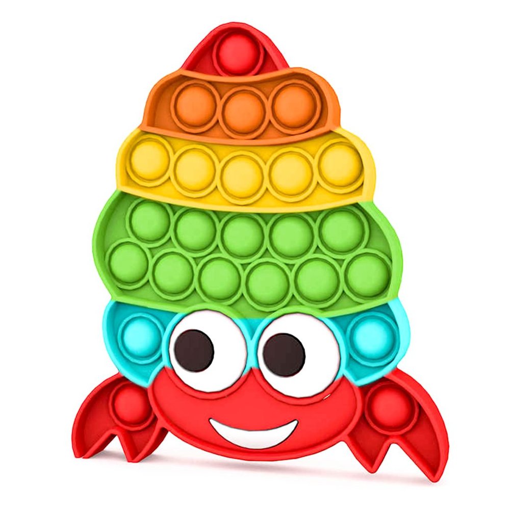 Hermit Crab Pop It Fidget Toy